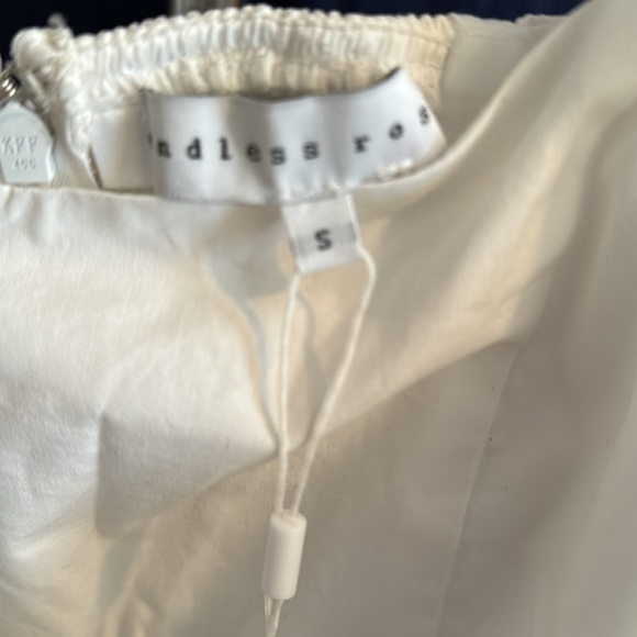 Endless Rose Sweetheart Lace Combo Puff Mini Dress NWT SIZE S - Picture 5 of 5